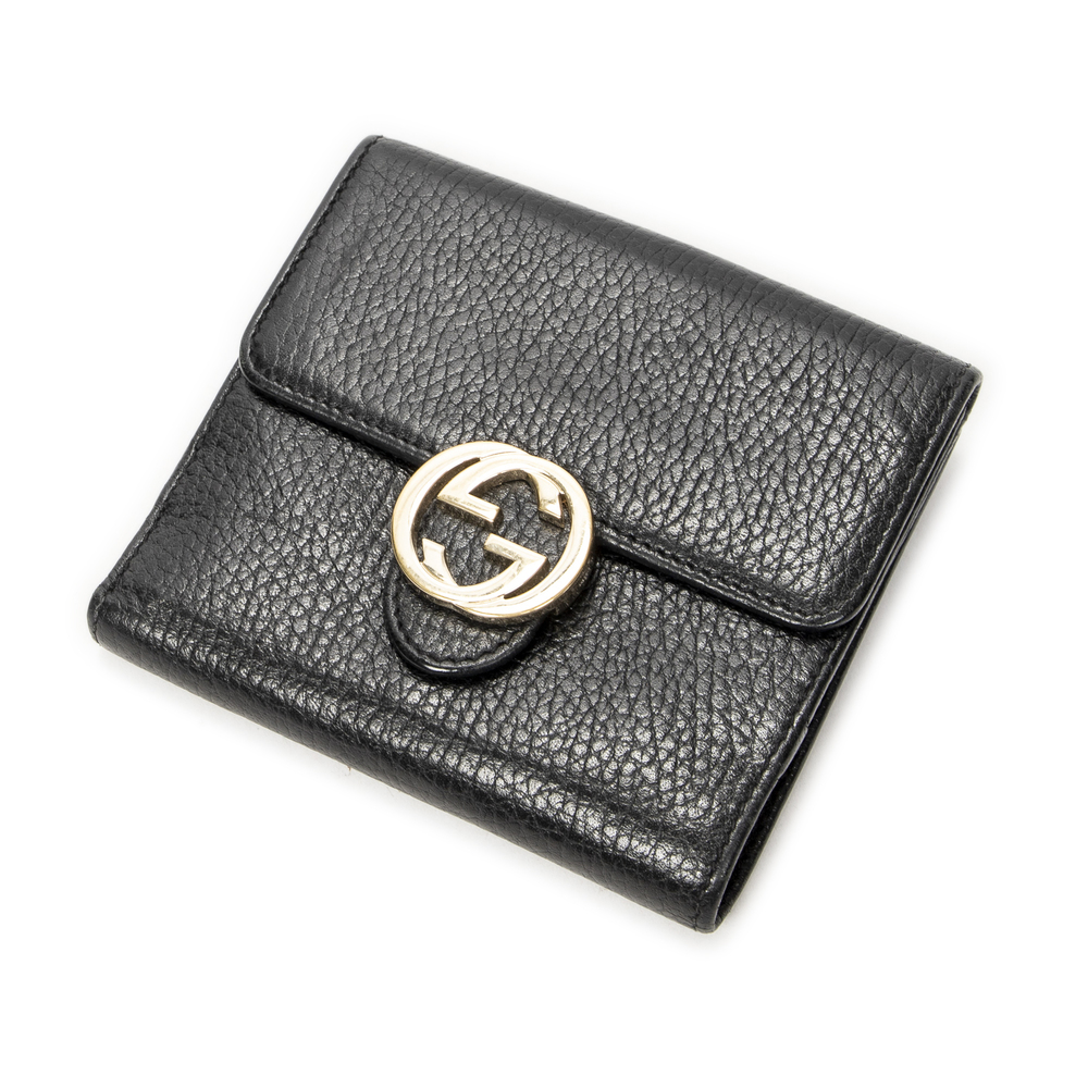 Gucci Interlocking G Compact French Wallet